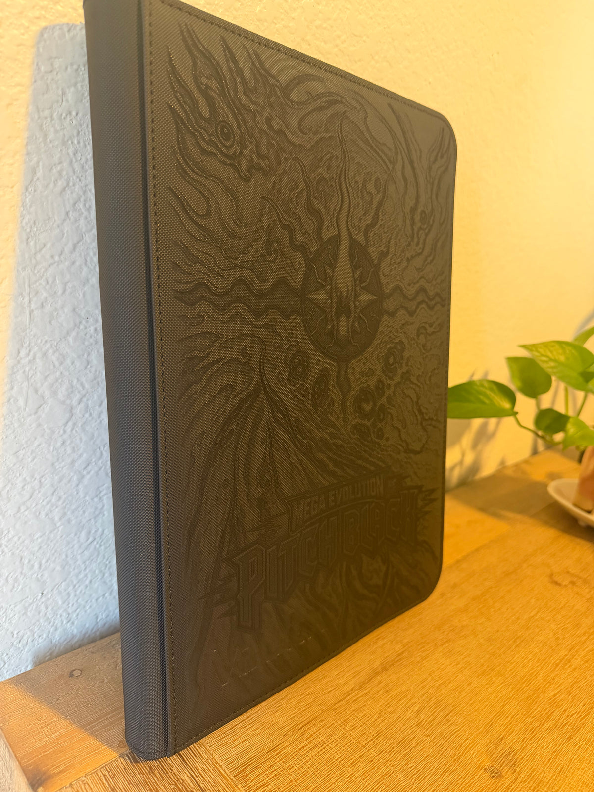 9 Pocket Black VaultX Binder featuring Mega Darkrai (Pitch Black Master Set)