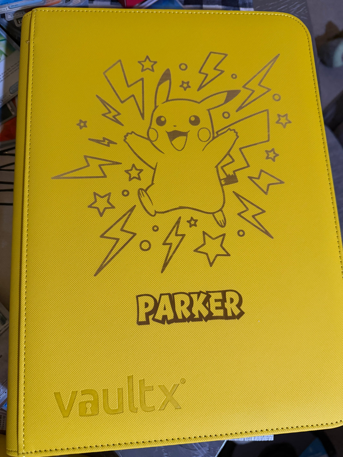 9 Pocket Customized Binder Engraving